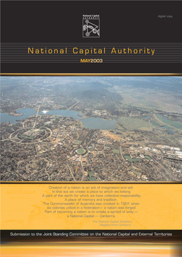 National Capital Authority MAY2003