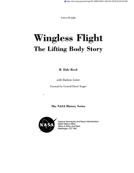 Wingless Flight the Lifting Body Story