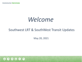 View Slides from Southwest LRT's Presentation