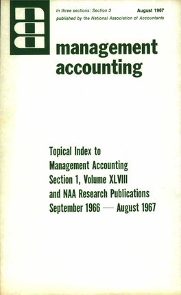 Management Accounting