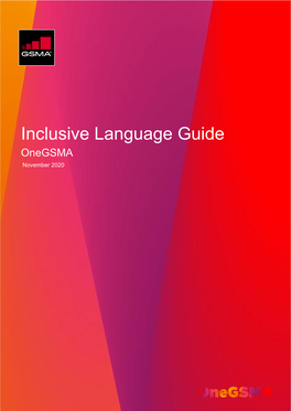 Inclusive Language Guide Onegsma November 2020