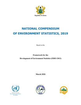 National Compendium of Environment Statistics, 2019