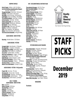 2019-December Staff Picks Brochure.Pub