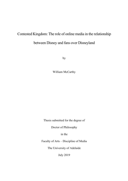 Contested Kingdom: the Role of Online Media in the Relationship Between