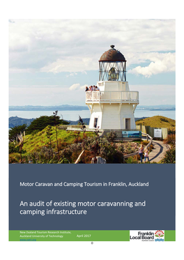 Motor Caravan and Camping Tourism in Franklin, Aucklandaudit Of