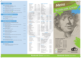 Rembrandt-Corner-Menu.Pdf