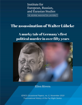 The Assassination of Walter Lübcke