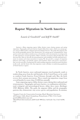 Raptor Migration in North America