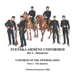 Svenska Arméns Uniformer: D.2 Infanteriet (Pdf)