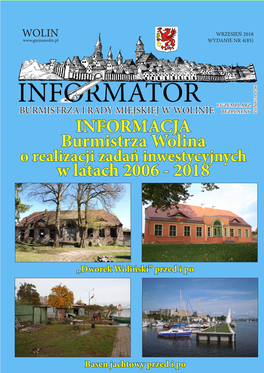 INFORMACJA Burmistrza Wolina W Latach 2006