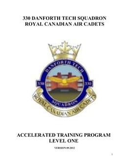 330 Danforth Tech Squadron Royal Canadian Air Cadets