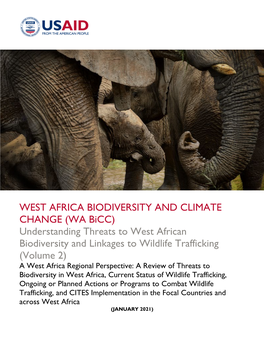 West Africa Biodiversity and Climate Change