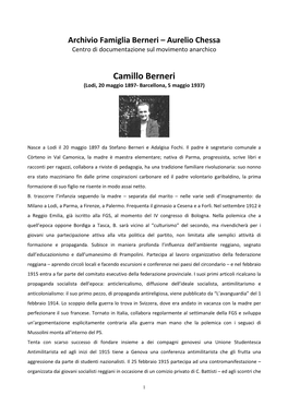 Camillo Berneri (Lodi, 20 Maggio 1897- Barcellona, 5 Maggio 1937)