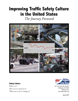 Safety Culture in the United States the Journey Forward