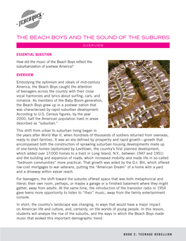 The Beach Boys and the Sound of the Suburbs
