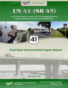 State Environmental Impact Report [Final]