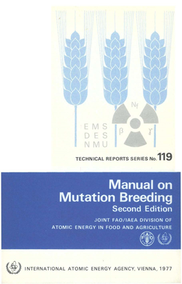 Manual on Mutation Breeding Second Edition