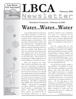 Newsletterlbca February�2010