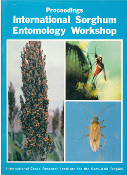 Proceedings of the International Sorghum Entomology Workshop