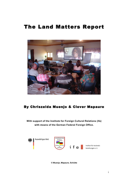 The Land Matters Report