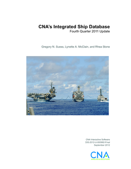 CNA's Integrated Ship Database