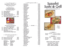 Suzushii to GO Menu.Cdr