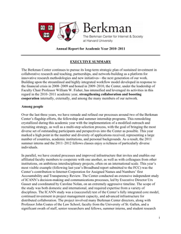 Berkman Center, Harvard Law School