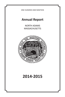 City of North Adams Annual Report 2014-2015