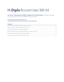 H-Diplo ROUNDTABLE XXI-54