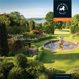 News from Our Member Hotels
