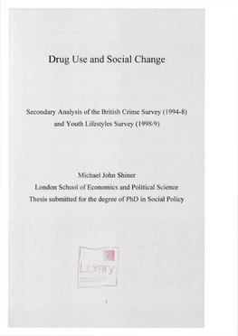 The Sociology of Drug Use 15 3