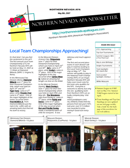 NORTHERN NEVADA APA Newsletter