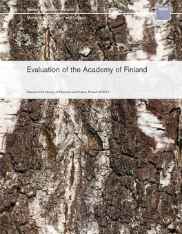 Evaluation of the Academy of Finland