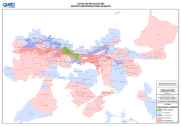 Rutas De Recolección Distrito Metropolitano De Quito