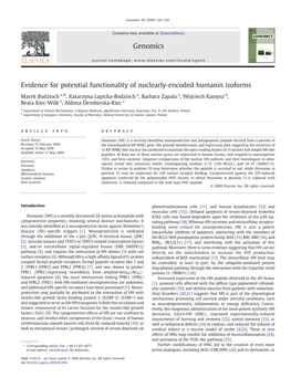 Evidence for Potential Functionality of Nuclearly-Encoded Humanin Isoforms