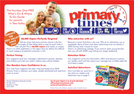 The Number One FREE What's on & Where to Go Guide for Parents In