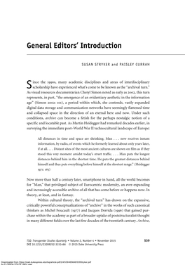 General Editors' Introduction