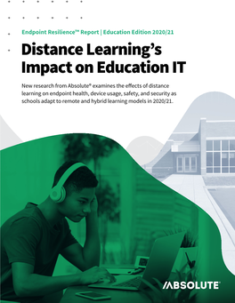 Distance Learning's Impact on Education IT