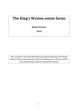 The King's Weston Estate Farms