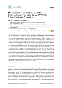 The Evolution of International Scientific Collaboration In