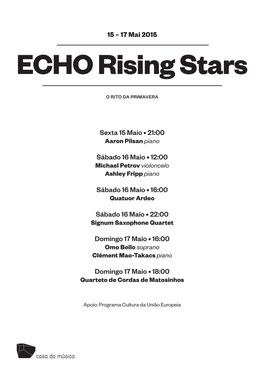 ECHO Rising Stars