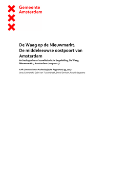 De Waag Op De Nieuwmarkt (Pdf)