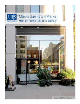 Manhattan Retail Market MID-2ND QUARTER 2020 REPORT