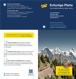 Schynige Platte Tel