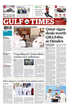 Qatar Signs Deals Worth QR3.54Bn at Dimdex