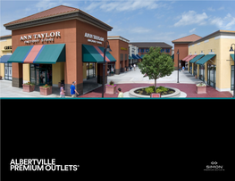 Albertville Premium Outlets® the Simon Experience — Where Brands & Communities Come Together