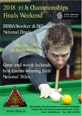 2018 Irish Championships Finals Weekend