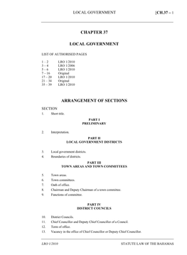 Local Government [Ch.37 – 1