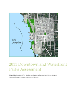 2011 Downtown and Waterfront Parks Assessment