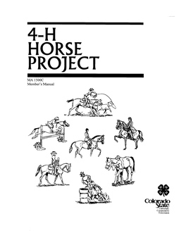 4-H Horse Project Manual